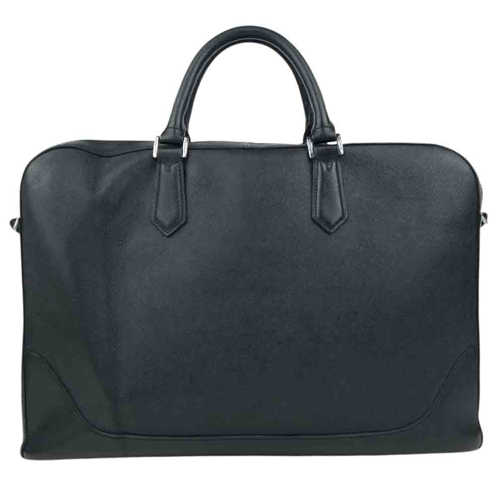 PELLE MORBIDA ペッレモルビダ ブリーフケース ブラック系【中古】