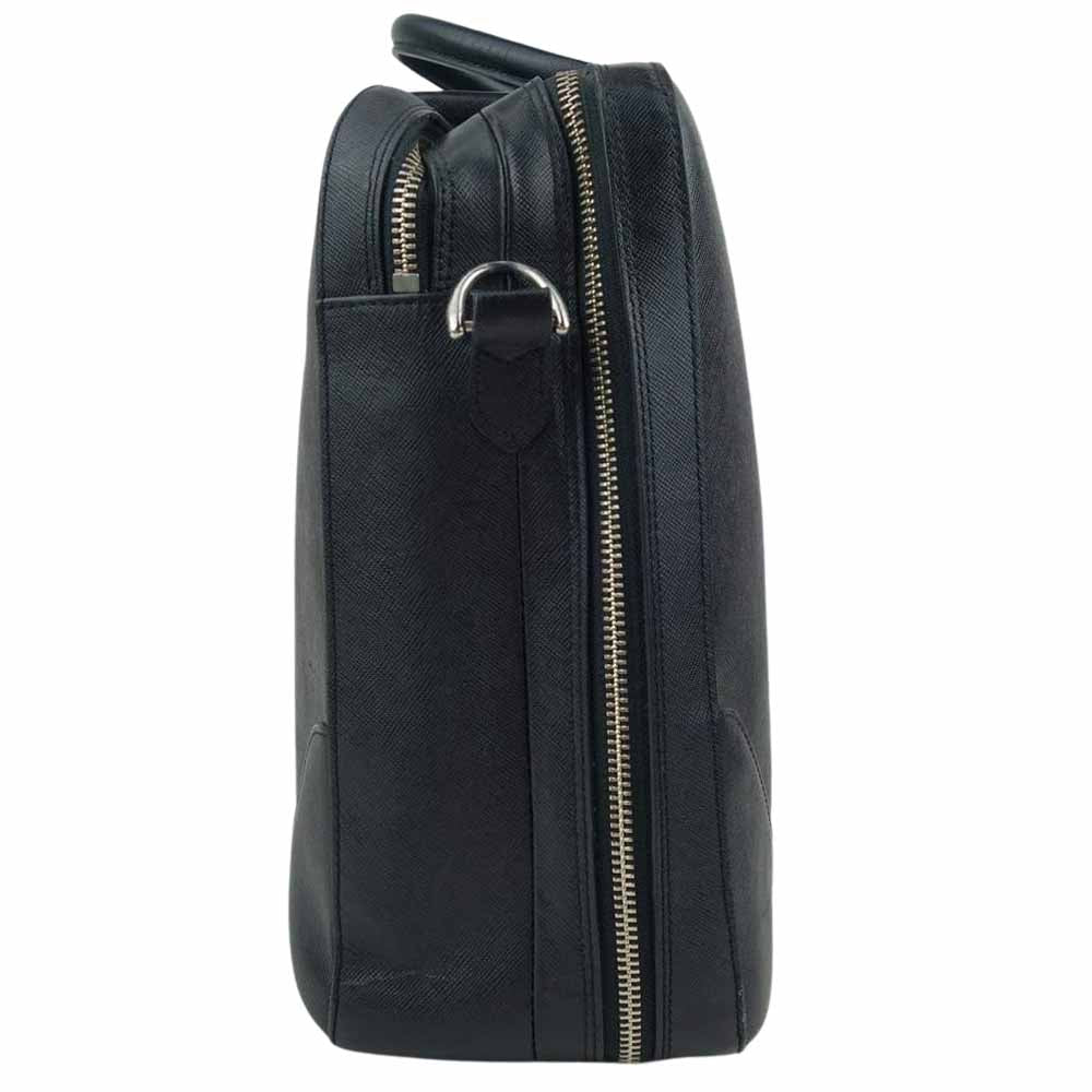 PELLE MORBIDA ペッレモルビダ ブリーフケース ブラック系【中古】