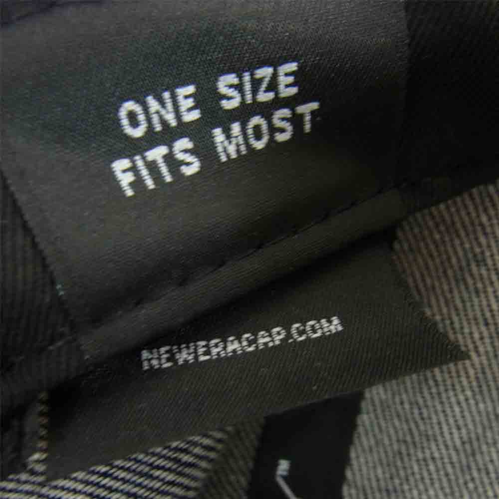 NEW ERA ニューエラ デニム チェック キャップ ブルー系 ONE SIZE【中古】