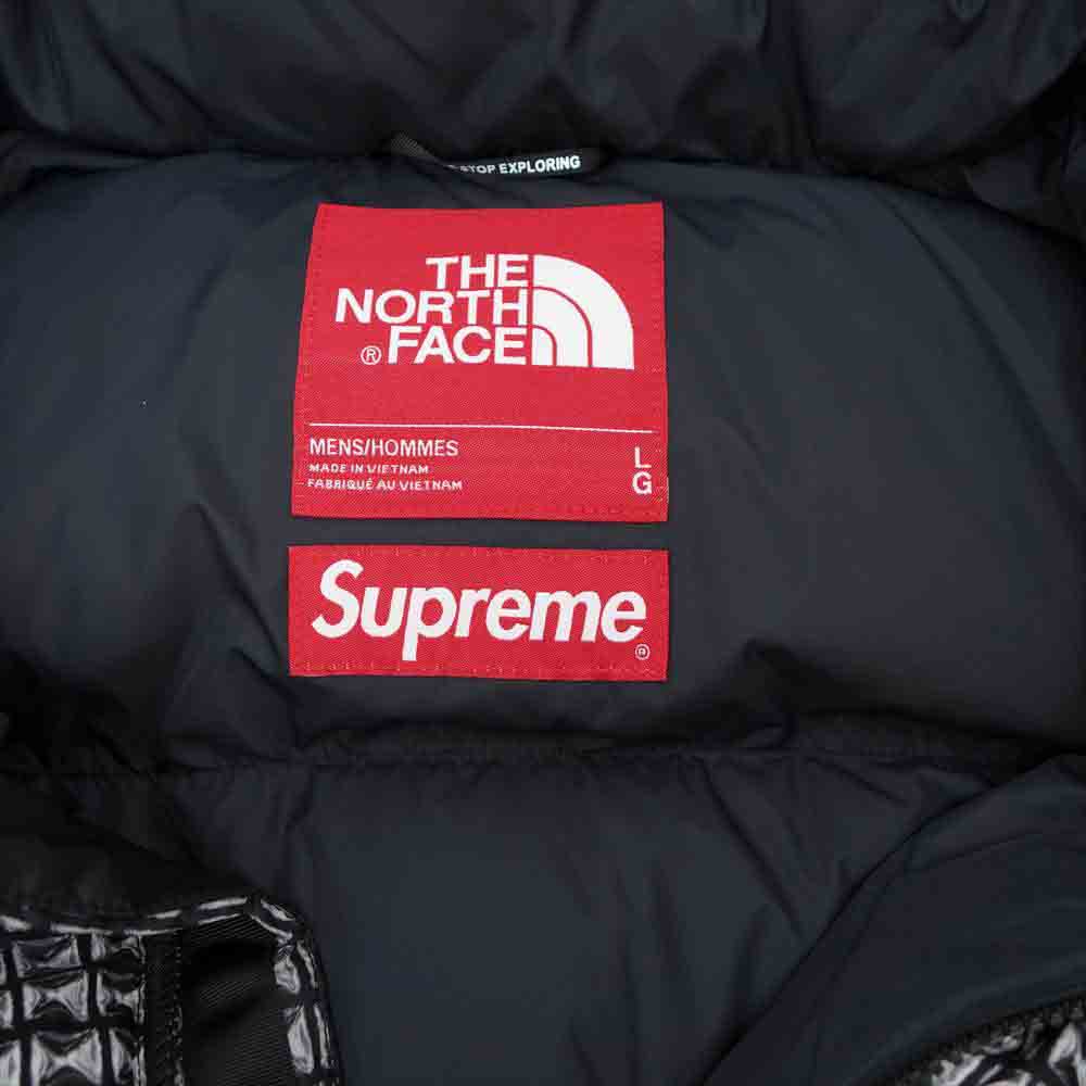 Supreme シュプリーム 21SS ND42100I × THE NORTH FACE ノースフェイス Studded Nuptse Jacket スタッズ ヌプシ ダウン ジャケット L【極上美品】【中古】