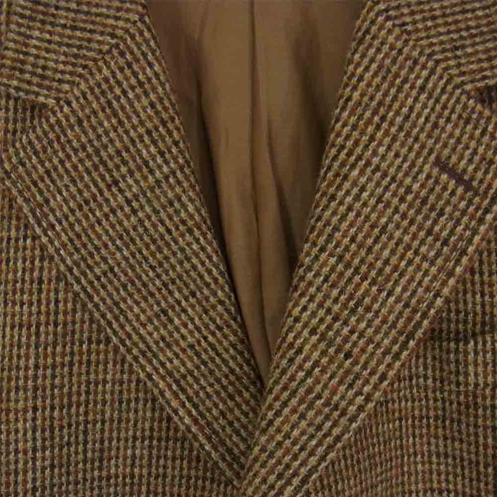ANATOMICA アナトミカ 530-542-06 DUNN JACKET HARRIS TWEED ハリスツイード ウール ダン ジャケット ブラウン系 38【中古】