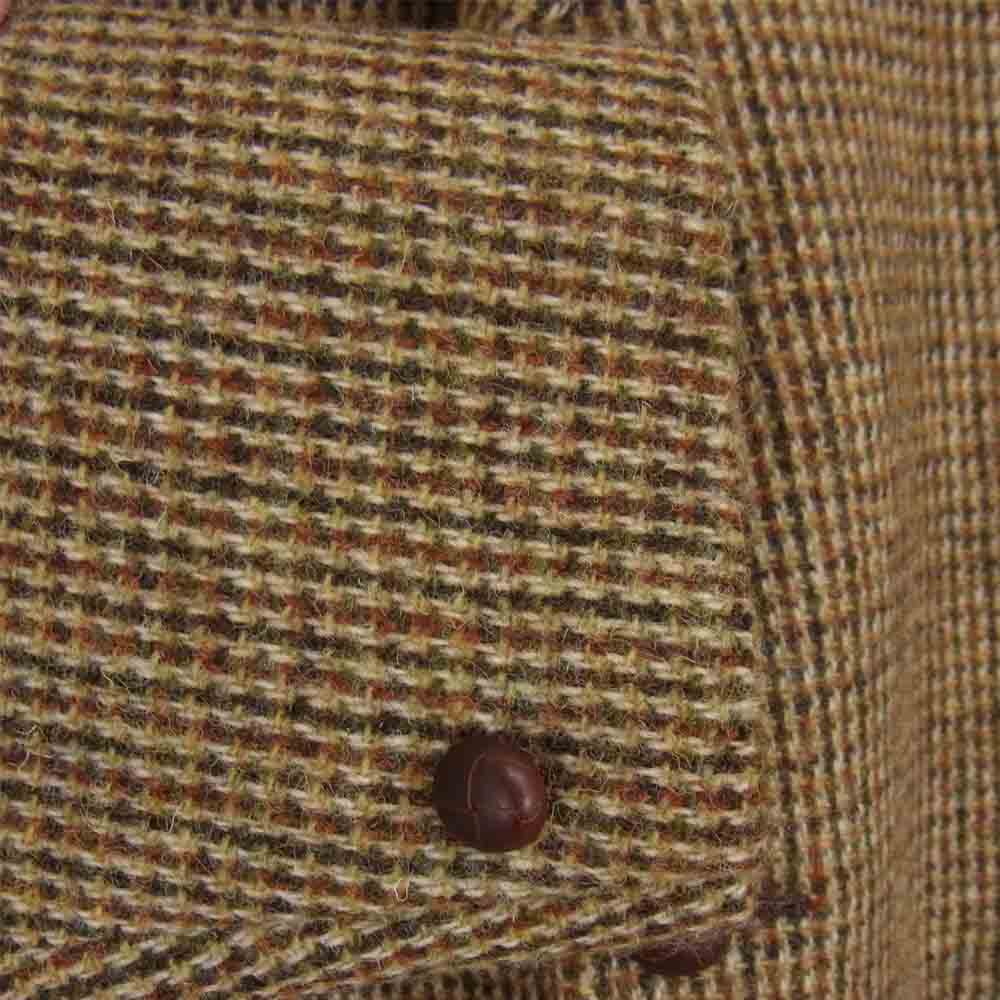 ANATOMICA アナトミカ 530-542-06 DUNN JACKET HARRIS TWEED ハリスツイード ウール ダン ジャケット ブラウン系 38【中古】