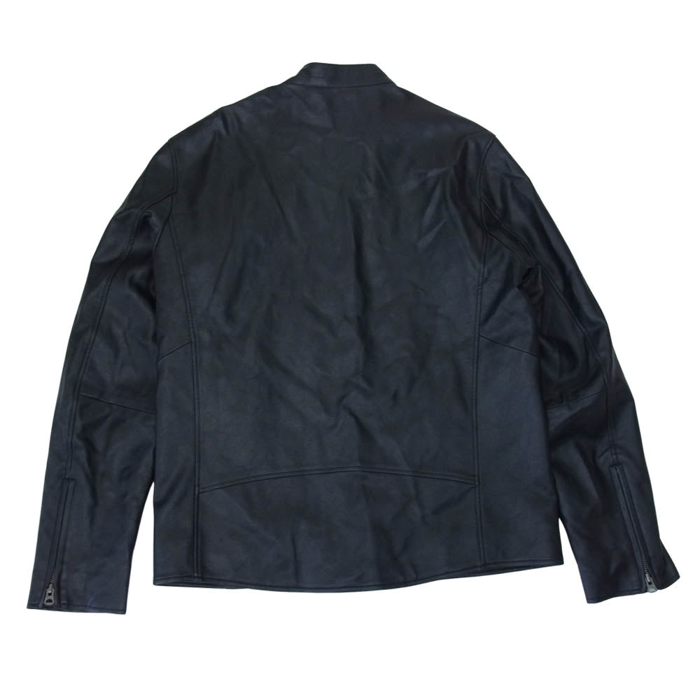 ジョイントワークス シングル ライダース フェイクレザー ジャケット ブラック系 L【中古】