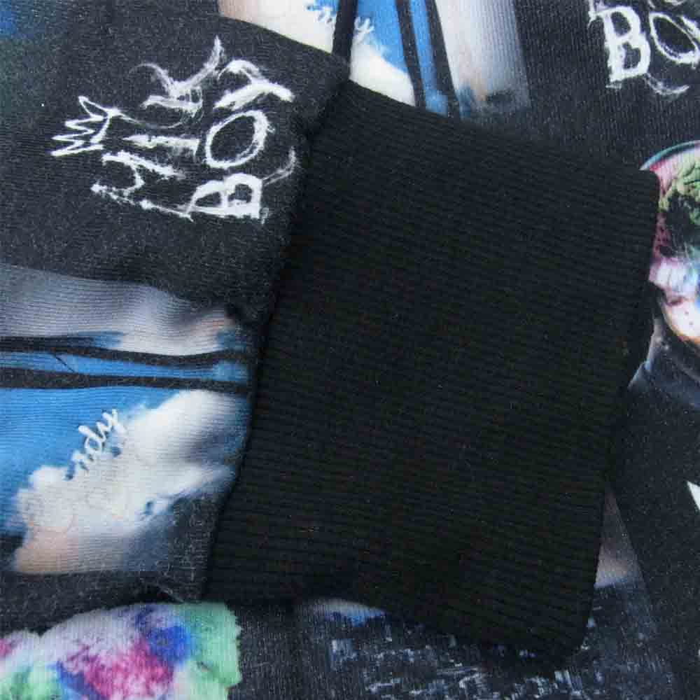 MILKBOY ミルクボーイ 20184226 INSTAGRAM BIG HOODY インスタグラム フォト フーディ パーカー ブラック系【中古】
