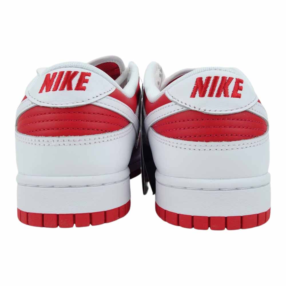 NIKE ナイキ DD1391-600 DUNK LOW RETRO CHAMPIONSHIP RED ダンクロー レトロ チャンピオンシップ  スニーカー レッド系 29cm【新古品】【未使用】【中古】