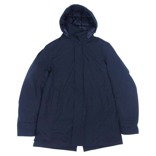 Herno ヘルノ pi107ul-11121-9300 LAMINAR SARTORIAL ENGINEERING GORE-TEX ゴアテックス トレンチ ダウン ブラック系 52【中古】
