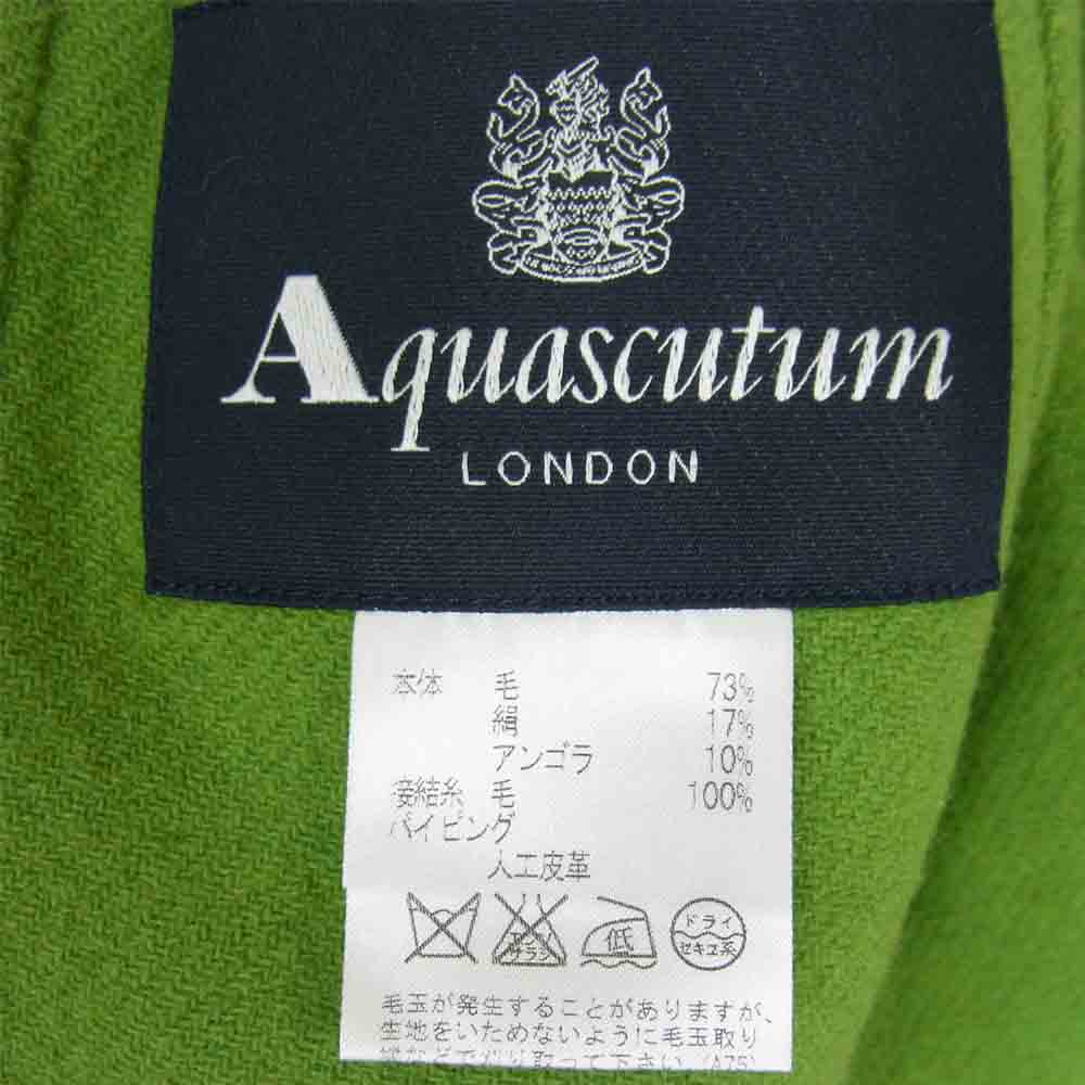 Aquascutum アクアスキュータム シルク混 アンゴラ ウール 3B ツイード ジャケット ブラウン系【中古】