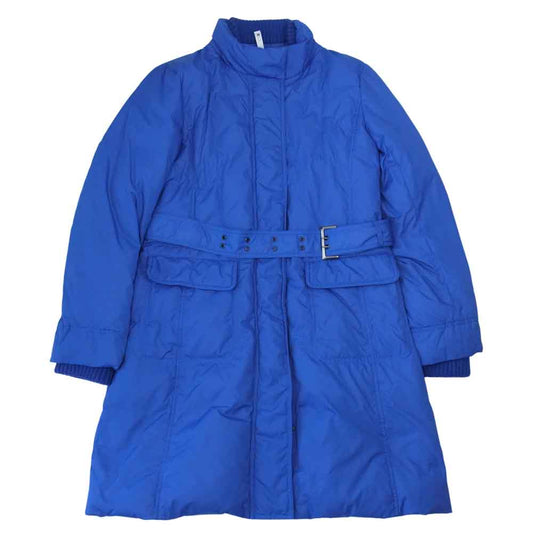 Aquascutum アクアスキュータム 1255475-35 フード付き ダウン ジャケット ブルー系【中古】