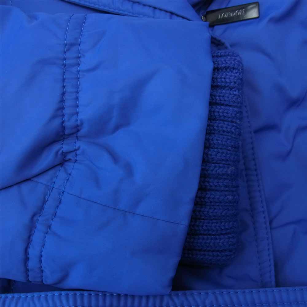 Aquascutum アクアスキュータム 1255475-35 フード付き ダウン ジャケット ブルー系【中古】