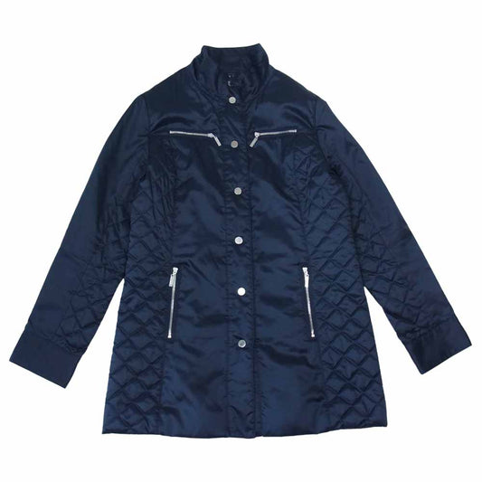 Aquascutum アクアスキュータム キルティング ジャケット ネイビー系【美品】【中古】