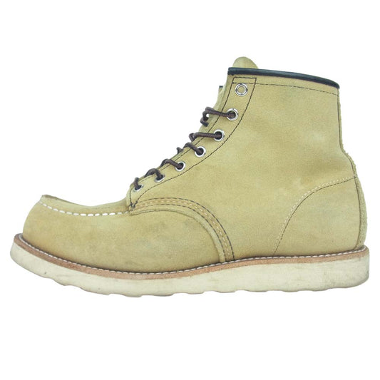 RED WING レッドウィング 8173 MOC TOE モックトゥ ブーツ ベージュ系 USA 9.5cm【中古】