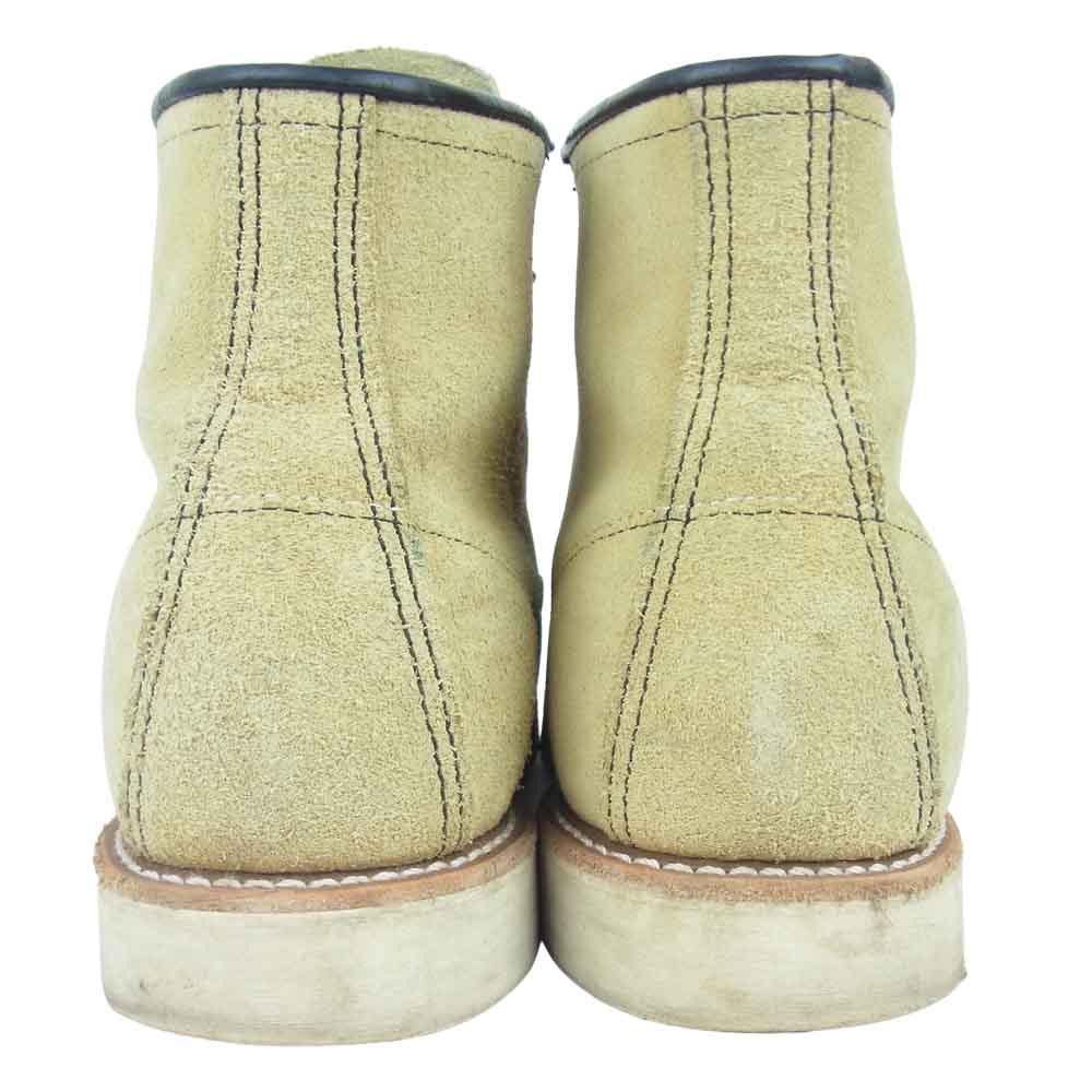 RED WING レッドウィング 8173 MOC TOE モックトゥ ブーツ ベージュ系 USA 9.5cm【中古】