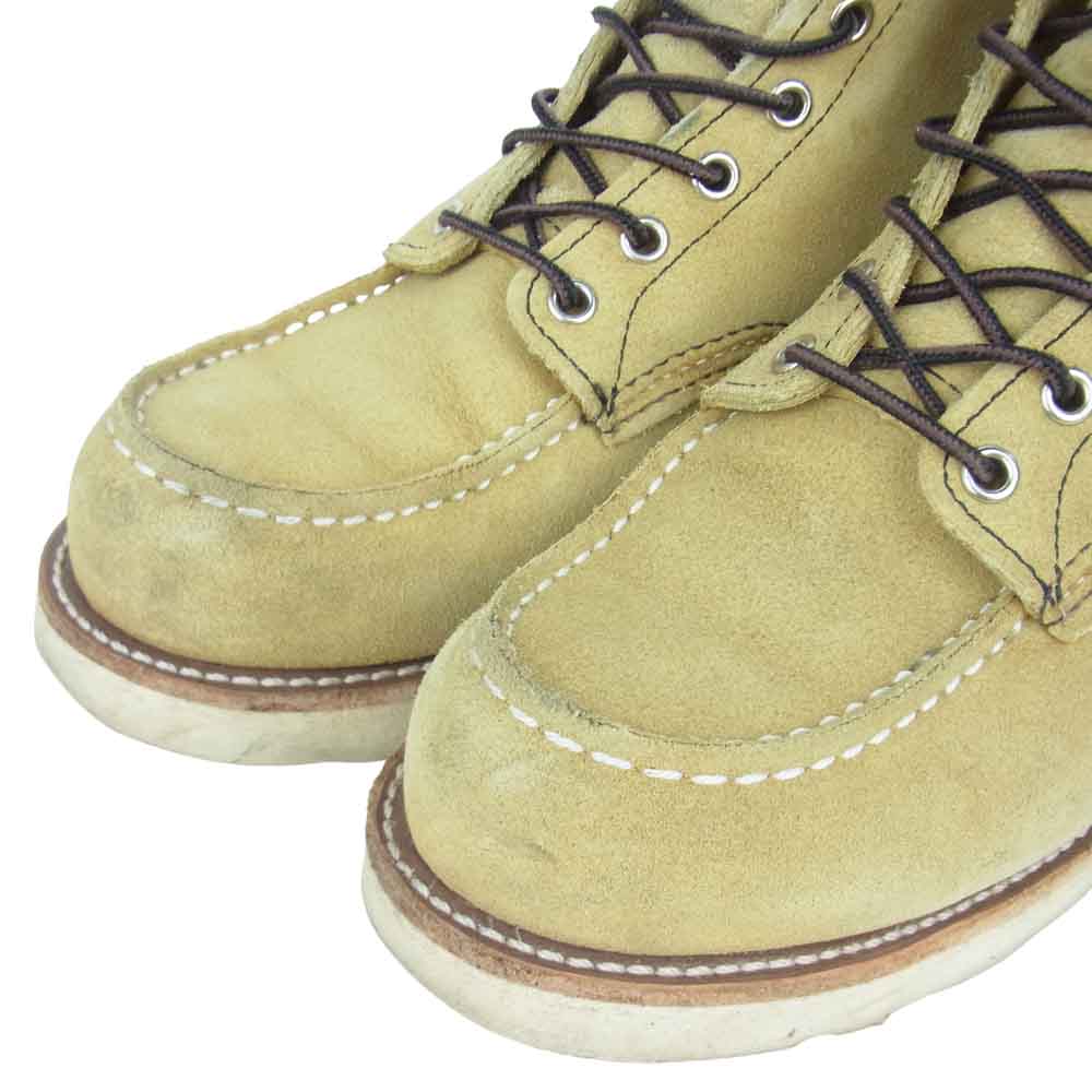RED WING レッドウィング 8173 MOC TOE モックトゥ ブーツ ベージュ系 USA 9.5cm【中古】