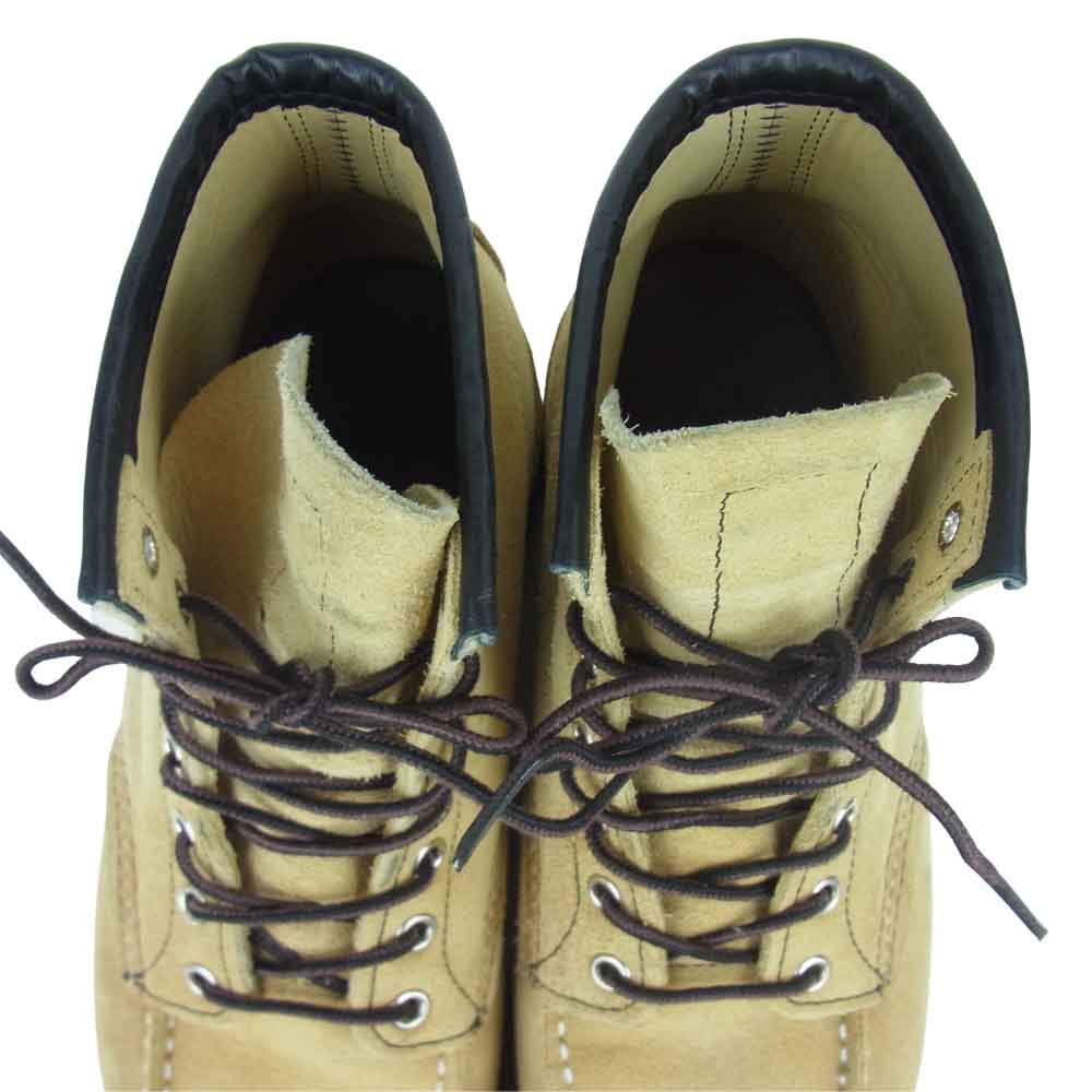 RED WING レッドウィング 8173 MOC TOE モックトゥ ブーツ ベージュ系 USA 9.5cm【中古】