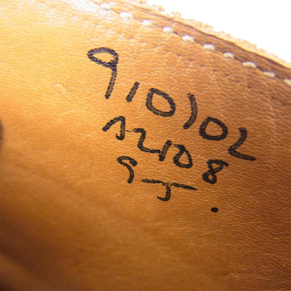 Tricker's トリッカーズ M2508 MALTON モールトン 旧タグ カントリー ウィングチップ レースアップ ライトブラウン系 実寸約27㎝【中古】