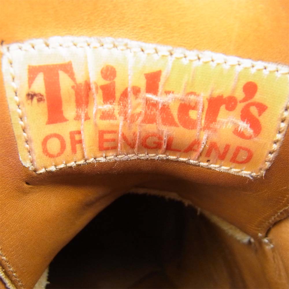 Tricker's トリッカーズ M2508 MALTON モールトン 旧タグ カントリー ウィングチップ レースアップ ライトブラウン系 実寸約27㎝【中古】