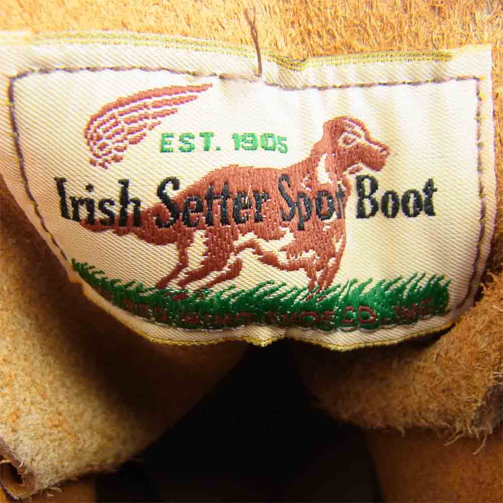 RED WING レッドウィング 9875 犬タグ復刻 IRISH SETTER CLASSIC WORK 6INCH MOC TOE アイリッシュセッター モックトゥ ブーツ 10【新古品】【未使用】【中古】