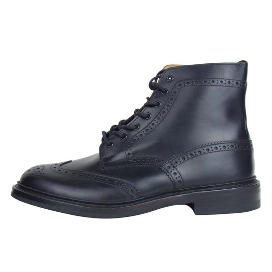 Tricker's トリッカーズ S63419 STOW DAINITE ストウ ダイナイトソール モールトン ブーツ ブラック系 9.5【極上美品】【中古】