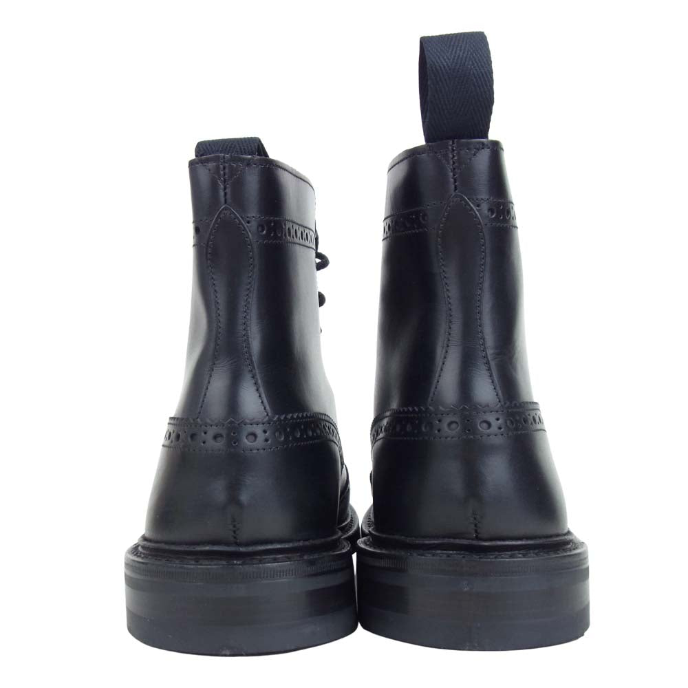 Tricker's トリッカーズ S63419 STOW DAINITE ストウ ダイナイトソール モールトン ブーツ ブラック系 9.5【極上美品】【中古】
