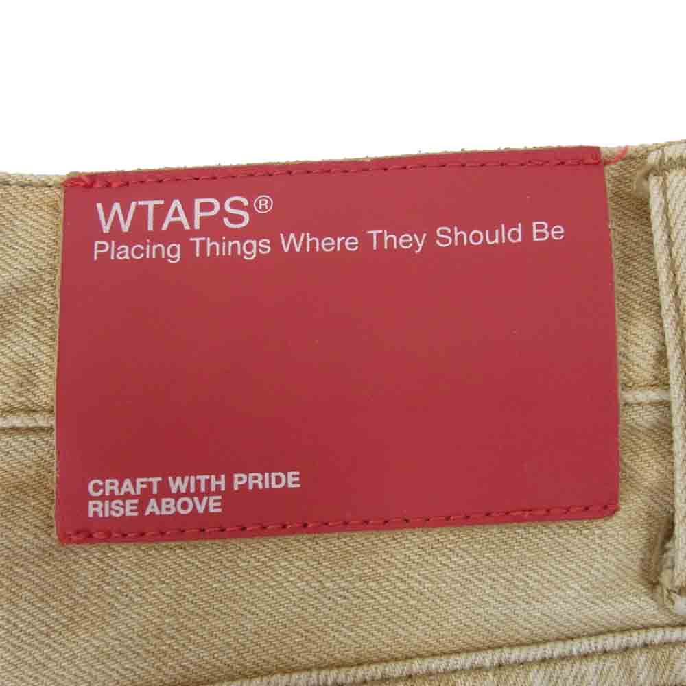 WTAPS ダブルタップス 102GWDT-PTM05 BLUES COLORWAY TROUSERS トラウザー デニム パンツ ベージュ系【中古】