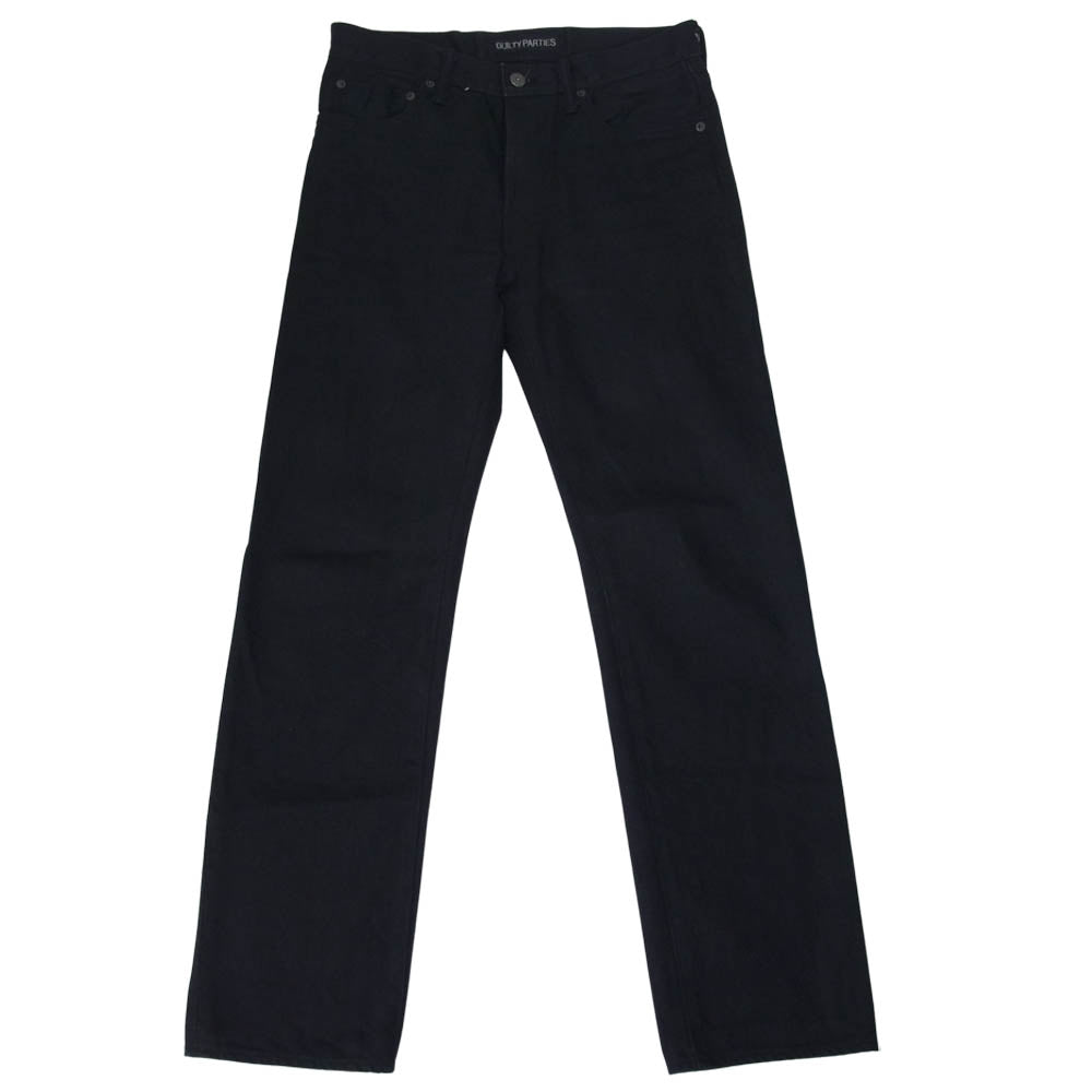 WACKO MARIA ワコマリア ストレート ブラック デニム パンツ ブラック系 M【中古】