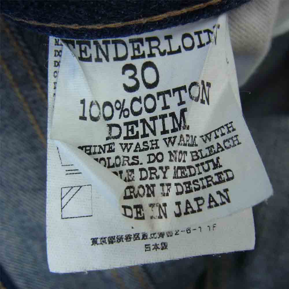 TENDERLOIN テンダーロイン T-RIDERS セルビッジ デニム パンツ インディゴブルー系 30【中古】