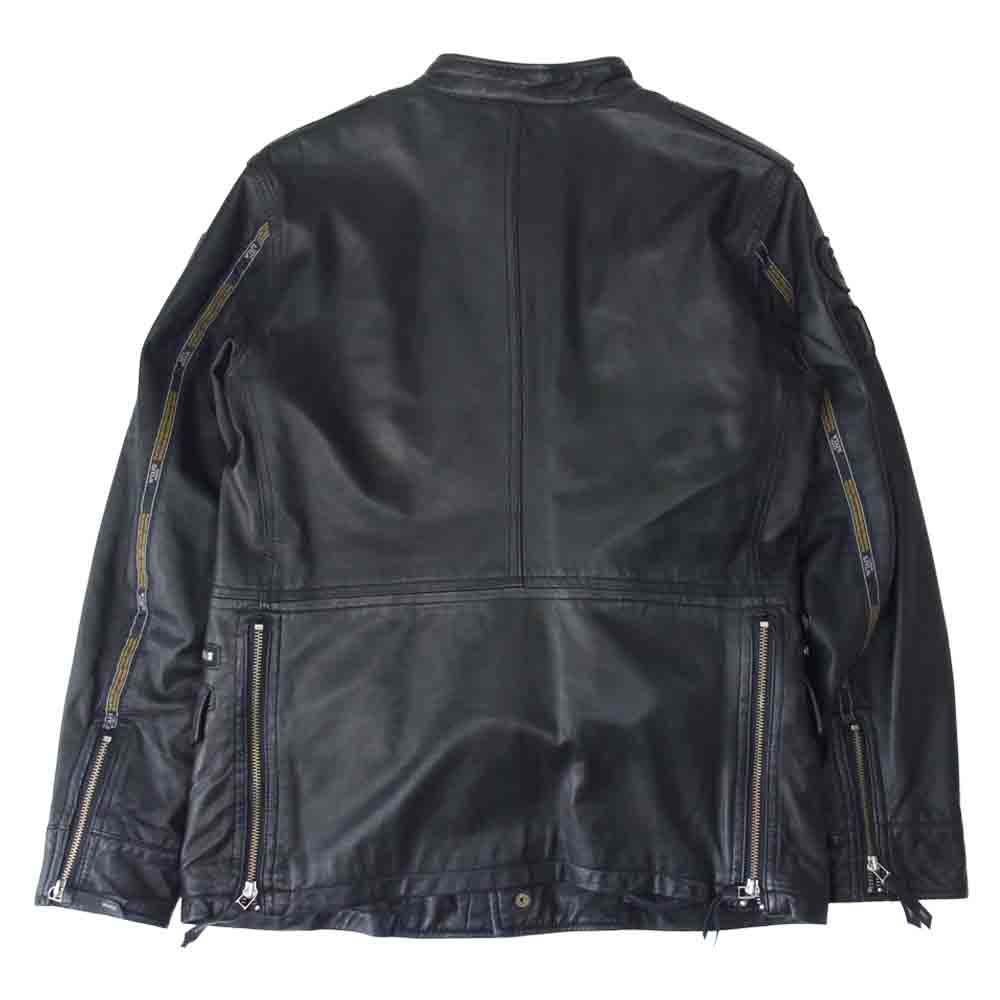 WTAPS ダブルタップス TSDT-JK-M06 M-65 JACKET ラムレザー フィールド ジャケット ブラック系【中古】
