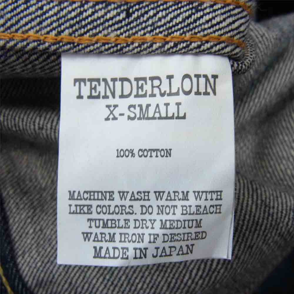 TENDERLOIN テンダーロイン T-3rd DENIM デニム ジャケット インディゴブルー系 XS【中古】