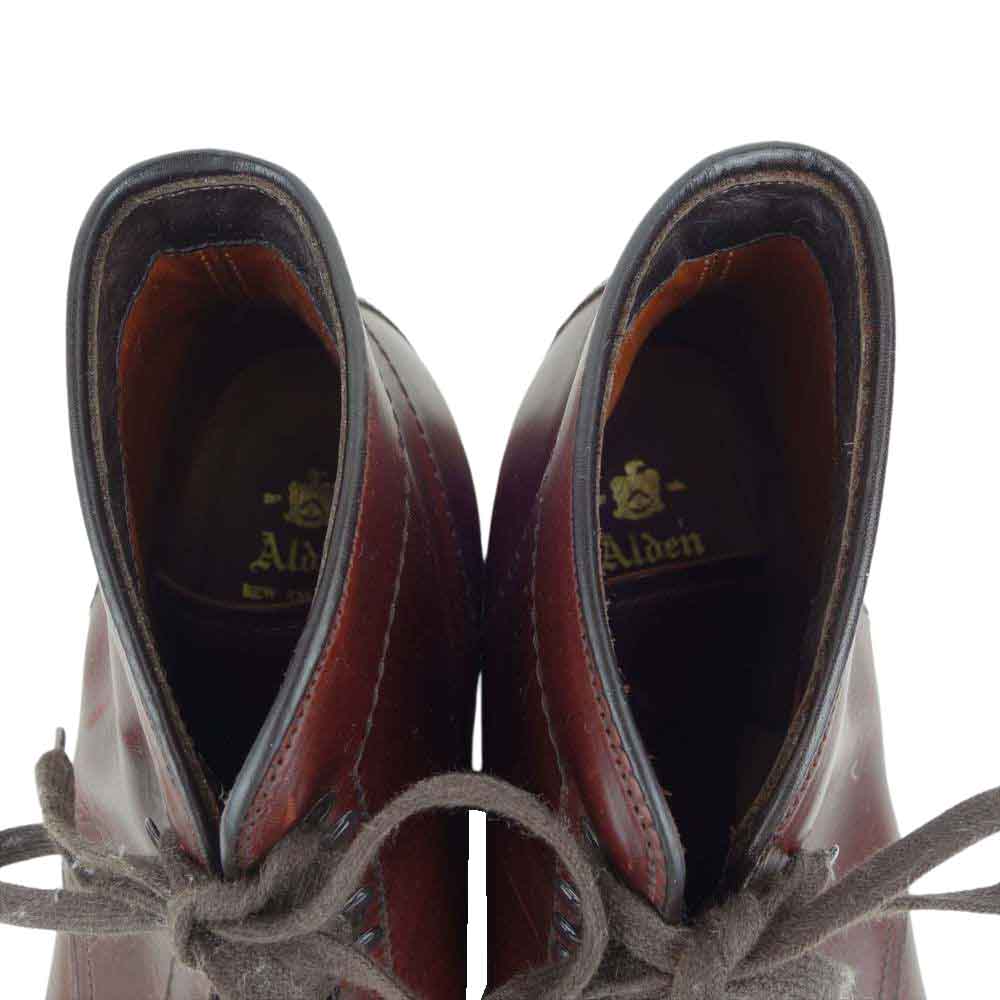 ALDEN オールデン 45960H レースアップ ブーツ ブラウン系 8【中古】