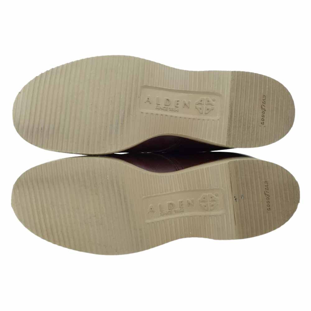 ALDEN オールデン 45960H レースアップ ブーツ ブラウン系 8【中古】