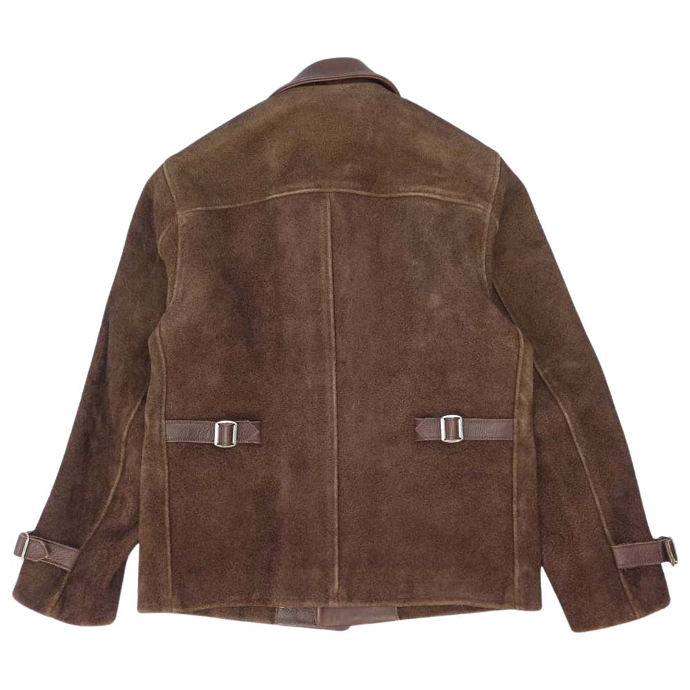 TENDERLOIN テンダーロイン T-LEATHER JKT スエード レザー ジャケット ブラウン系 XS【中古】