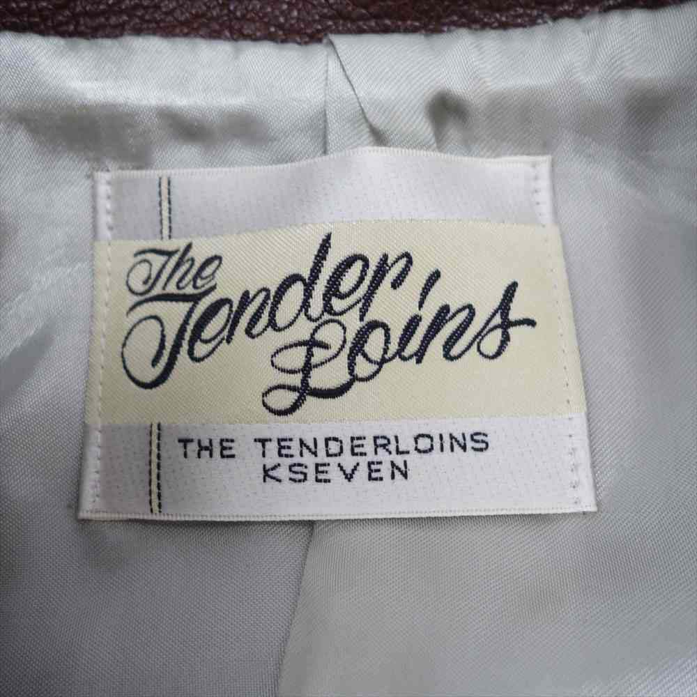 TENDERLOIN テンダーロイン T-LEATHER JKT スエード レザー ジャケット ブラウン系 XS【中古】
