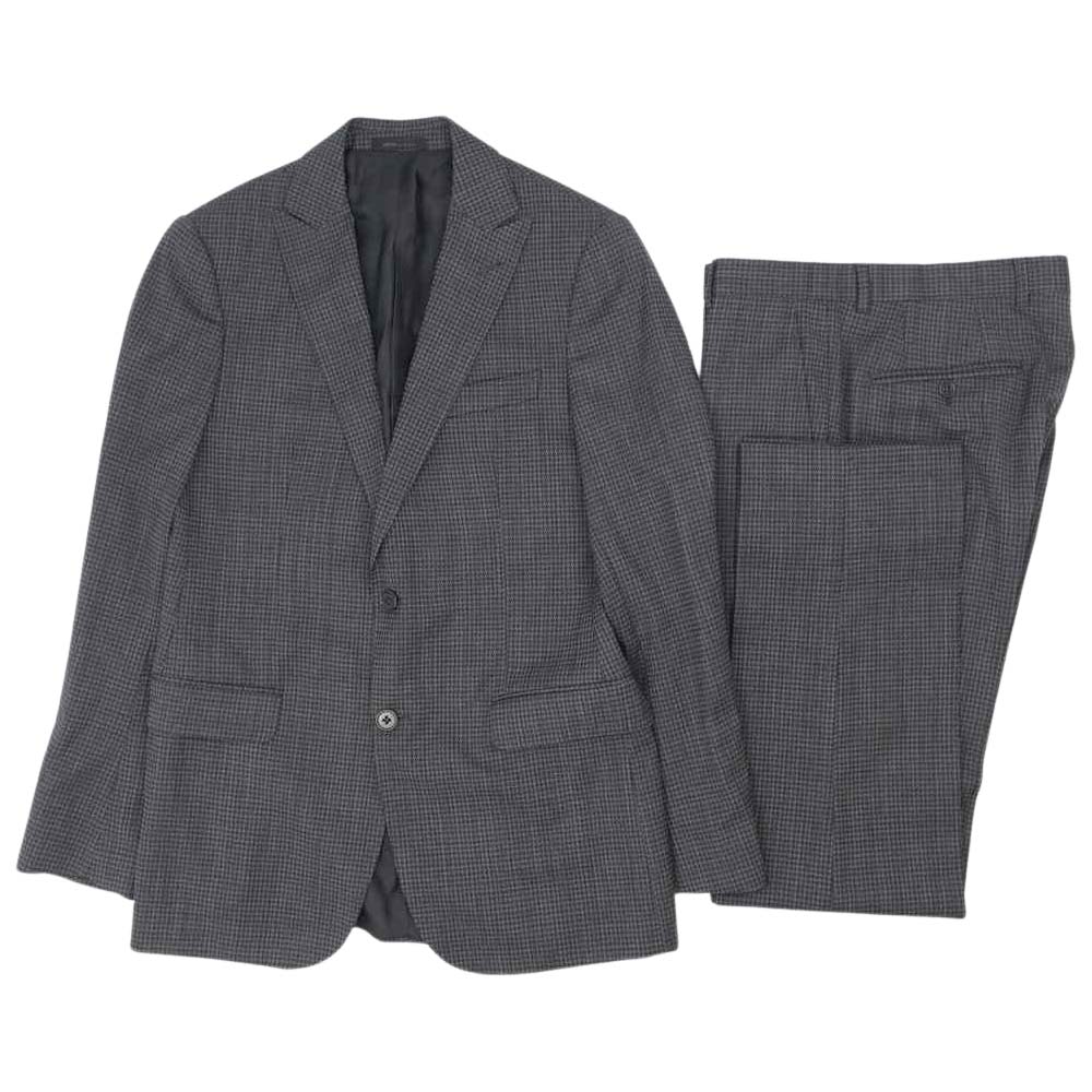 ARMANI COLLEZIONI アルマーニコレッツォーニ 格子柄 セットアップ グレー系 46【中古】