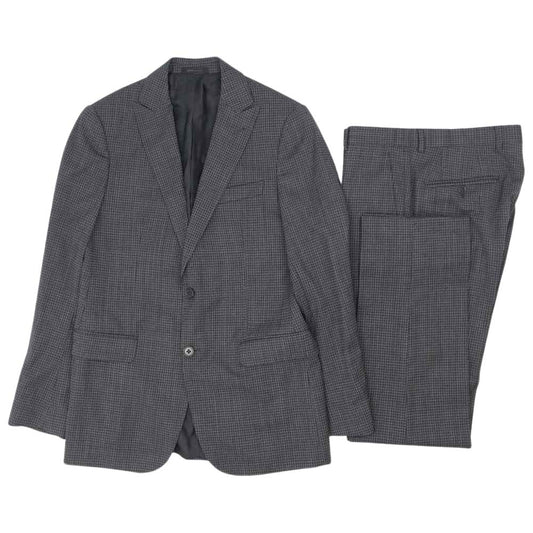 ARMANI COLLEZIONI アルマーニコレッツォーニ 格子柄 セットアップ グレー系 46【中古】