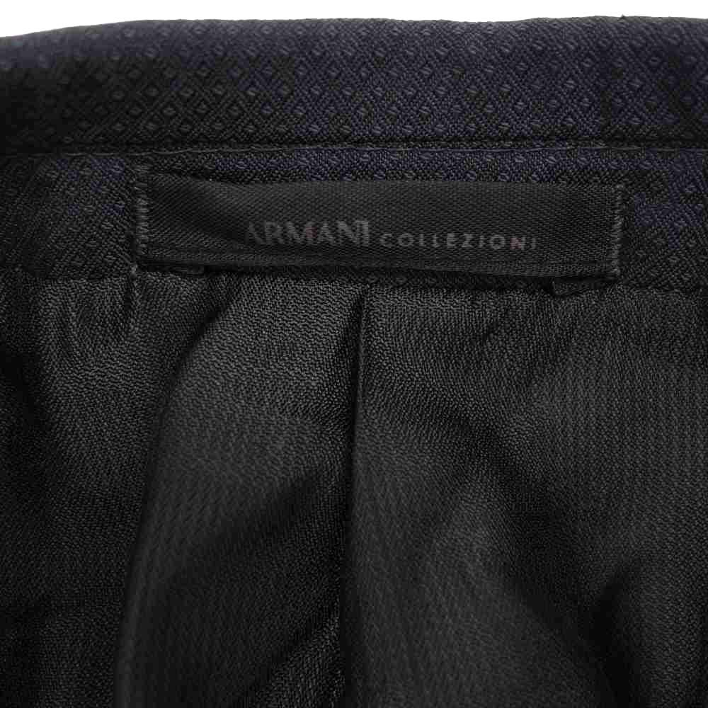 ARMANI COLLEZIONI アルマーニコレッツォーニ ドット セットアップ ダークグレー系 44【中古】