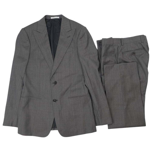 ARMANI COLLEZIONI アルマーニコレッツォーニ ブルーストライプ セットアップ グレー グレー系【中古】