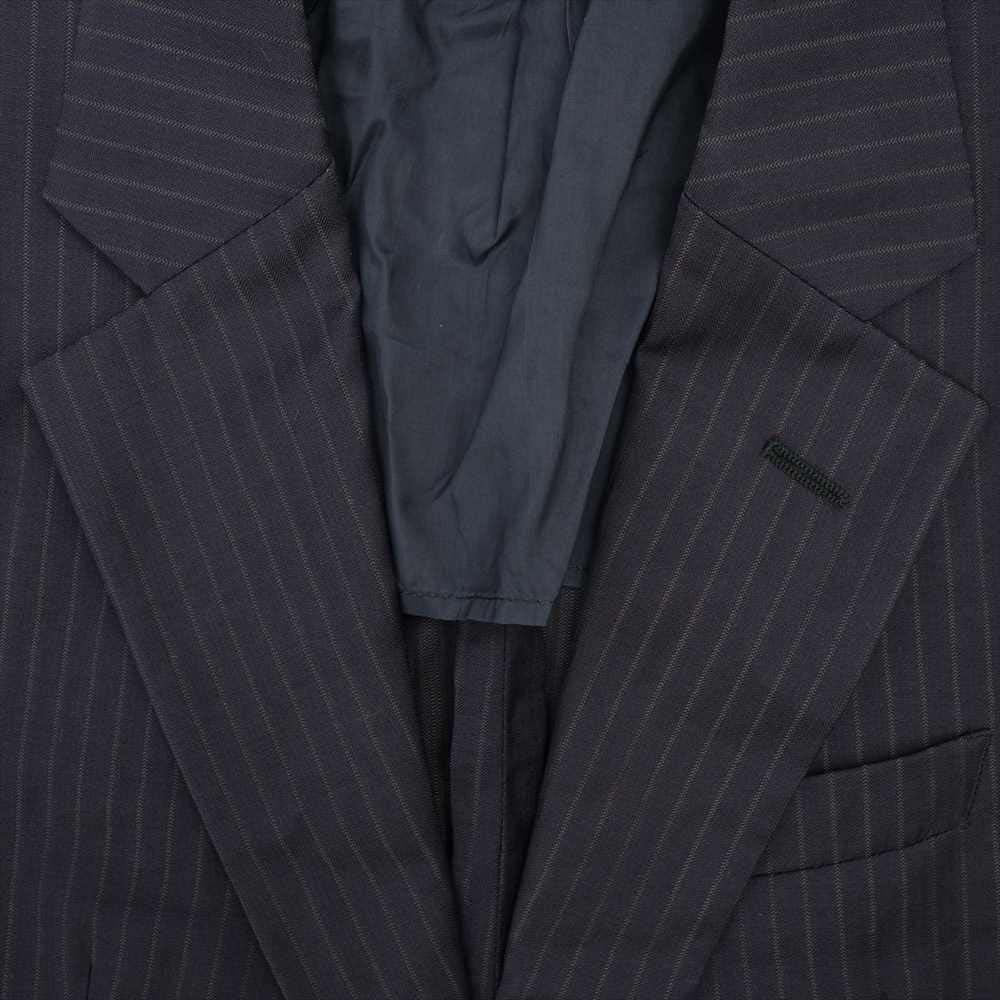 ARMANI COLLEZIONI アルマーニコレッツォーニ ストライプ セットアップ ネイビー ダークネイビー系 46【中古】