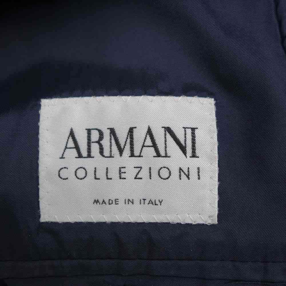 ARMANI COLLEZIONI アルマーニコレッツォーニ ストライプ セットアップ ネイビー ダークネイビー系 46【中古】