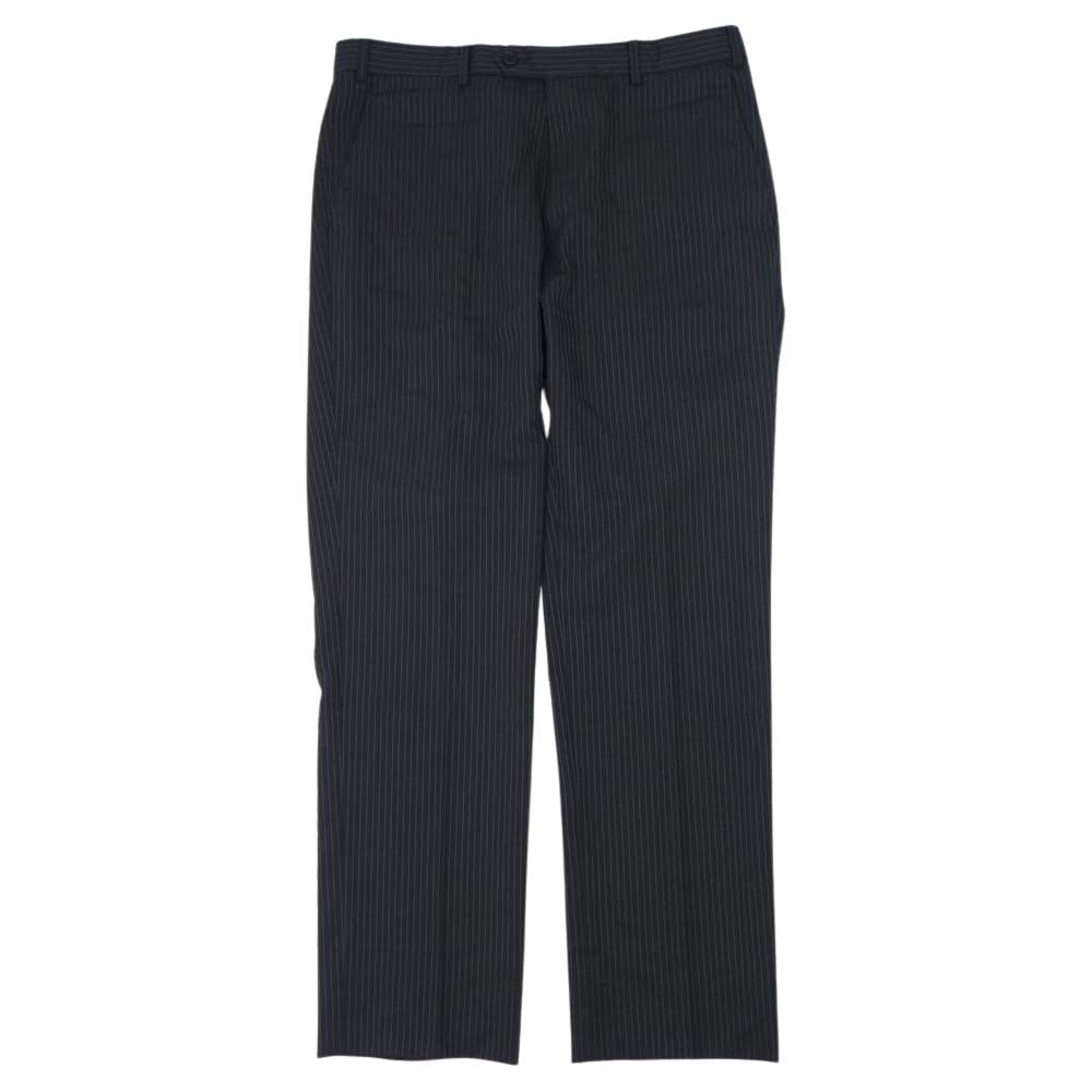 ARMANI COLLEZIONI アルマーニコレッツォーニ ブルーストライプ セットアップ ブラック ブラック系 50【中古】