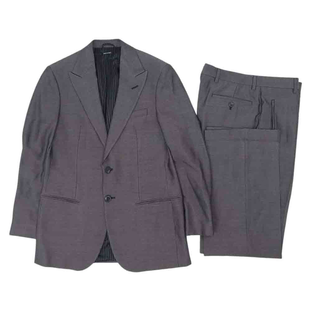 GIORGIO ARMANI ジョルジオアルマーニ ドット セットアップ グレー系 46【中古】