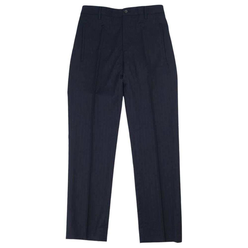 GIORGIO ARMANI ジョルジオアルマーニ ストライプ セットアップ ダークネイビー系 46【中古】