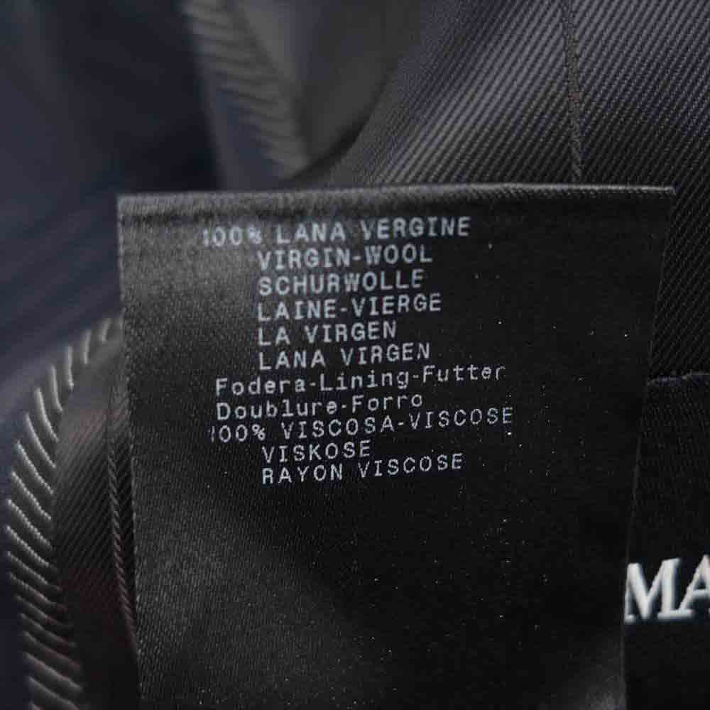 GIORGIO ARMANI ジョルジオアルマーニ ストライプ セットアップ ダークネイビー系 46【中古】