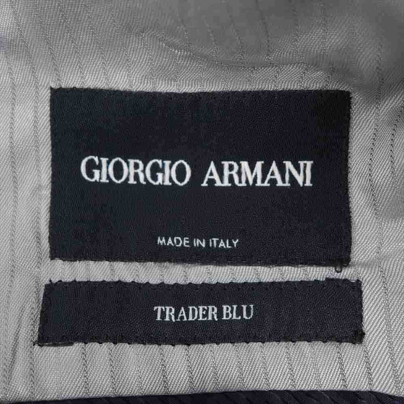 GIORGIO ARMANI ジョルジオアルマーニ 3ピース スーツ ダークネイビー系 48【中古】