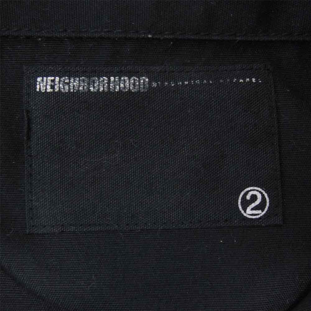 NEIGHBORHOOD ネイバーフッド TSNH-SH03 ワッペン シャツ ブラック系 2【中古】