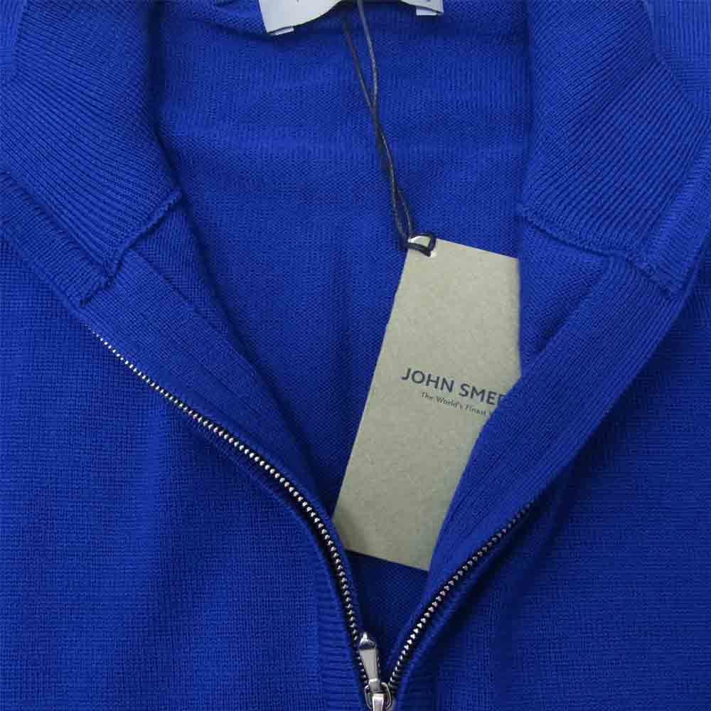 JOHN SMEDLEY ジョンスメドレー LIONEL ZIP JACKET ジップ ジャケット ブルー系 S【新古品】【未使用】【中古】