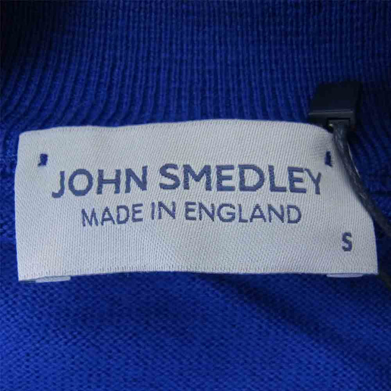 JOHN SMEDLEY ジョンスメドレー LIONEL ZIP JACKET ジップ ジャケット ブルー系 S【新古品】【未使用】【中古】