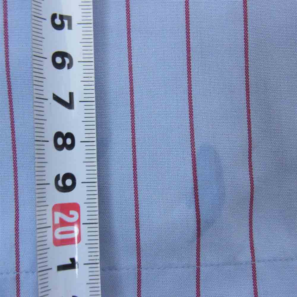 TENDERLOIN テンダーロイン T-STRIPE WORK SHT ストライプ ワークシャツ ブルー系 XS【中古】