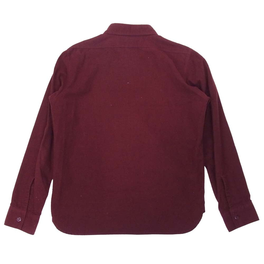 TENDERLOIN テンダーロイン T-FLANNEL SHT フランネル シャツ エンジ系 XS【中古】