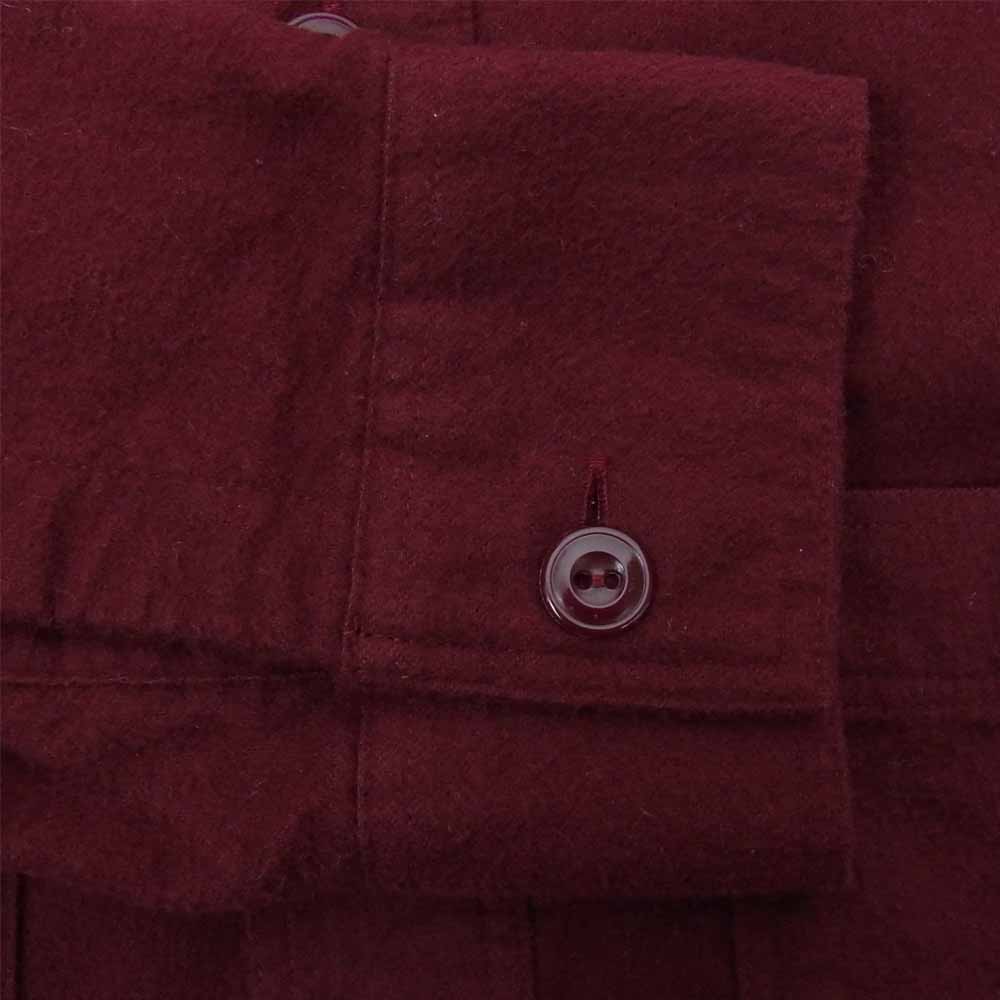 TENDERLOIN テンダーロイン T-FLANNEL SHT フランネル シャツ エンジ系 XS【中古】