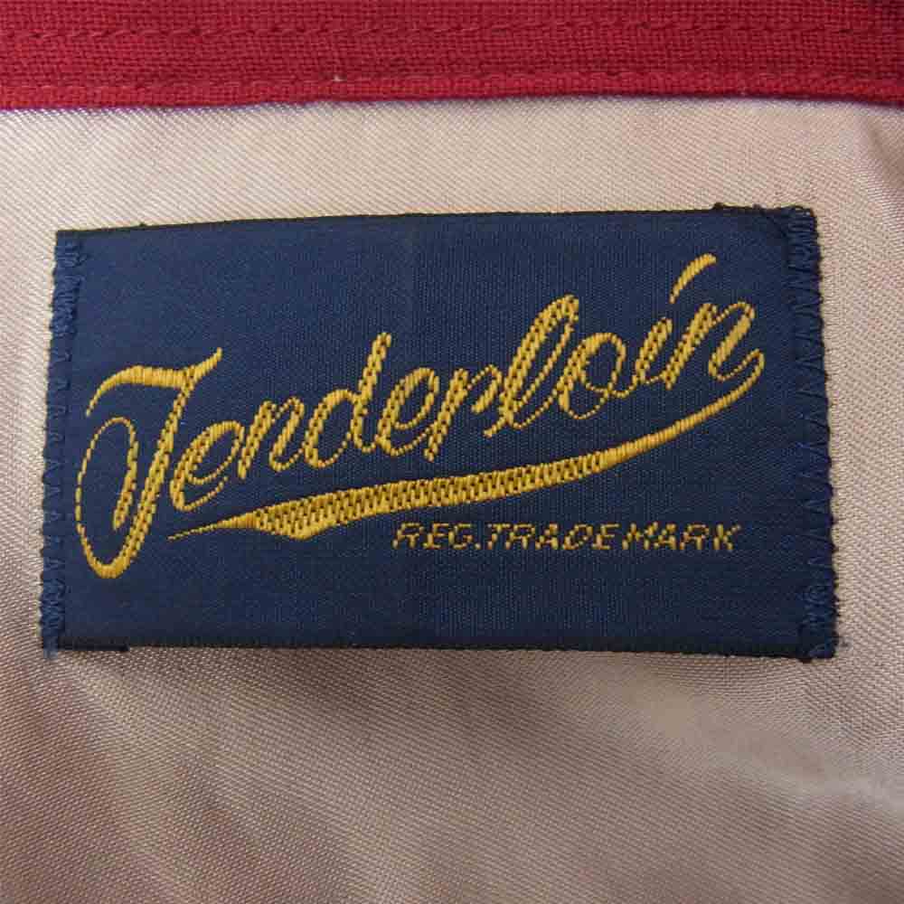 TENDERLOIN テンダーロイン T-WOOL SHT オープンカラー ウールシャツ レッド系 XS【中古】